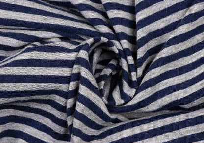 45rpm Cotton Border Raglan Cardigan Navy Gray Size 2