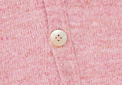 45rpm Cotton Back Open Knit Sweater Pink Size 2