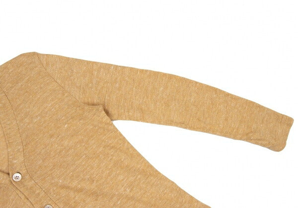 45rpm Linen Ramie Knit Cardigan Yellow Size 1