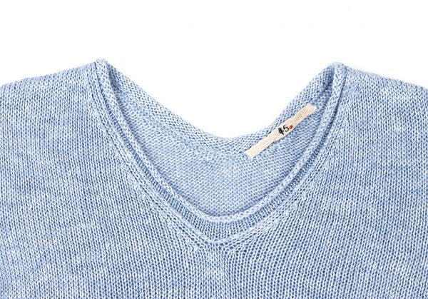 45rpm 45R Linen Low Gauge Knit Sweater Light Blue Size 0
