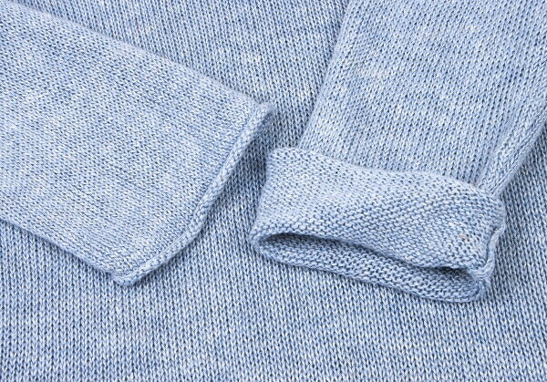 45rpm 45R Linen Low Gauge Knit Sweater Light Blue Size 0