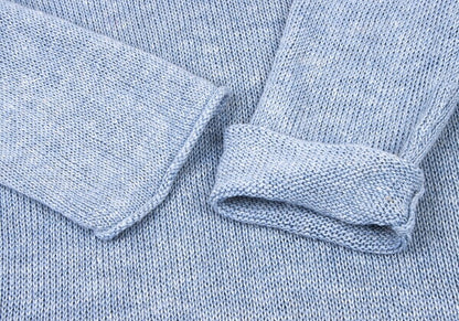 45rpm 45R Linen Low Gauge Knit Sweater Light Blue Size 0