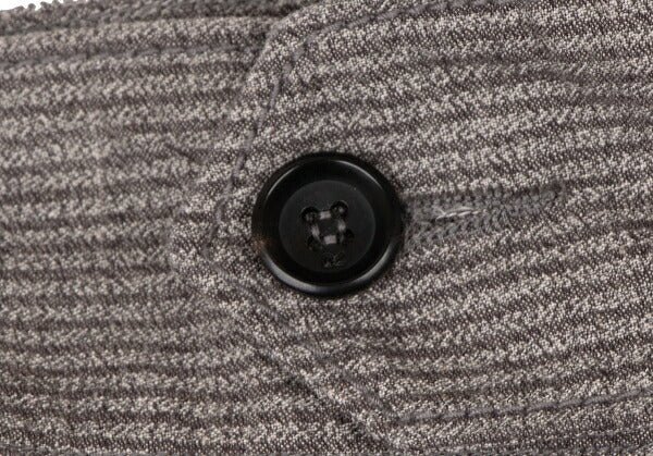 45rpm Stripe Tuck Shorts Charcoal Gray Size 32