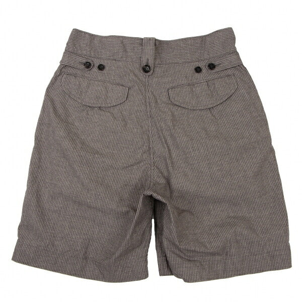 45rpm Stripe Tuck Shorts Charcoal Gray Size 32