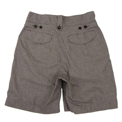 45rpm Stripe Tuck Shorts Charcoal Gray Size 32