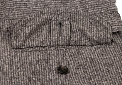 45rpm Stripe Tuck Shorts Charcoal Gray Size 32