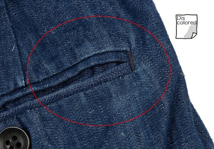 45rpm Cotton Linen Denim Jeans Blue Size 1