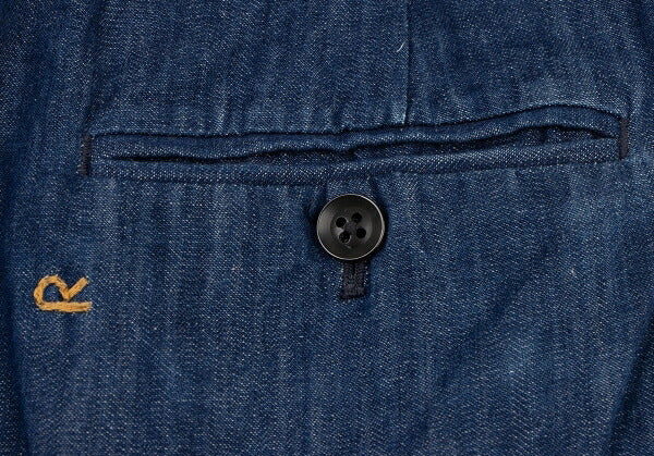 45rpm Cotton Linen Denim Jeans Blue Size 1