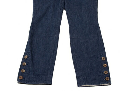 45rpm Cotton Hem Button Stretch Denim Size 2