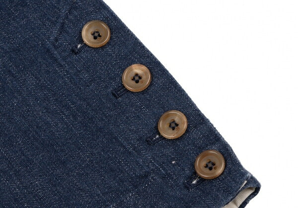 45rpm Cotton Hem Button Stretch Denim Size 2