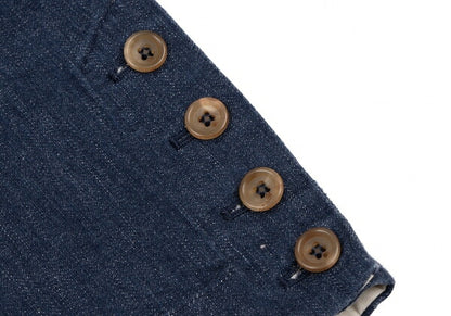 45rpm Cotton Hem Button Stretch Denim Size 2