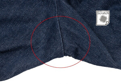 45rpm Cotton Hem Button Stretch Denim Size 2