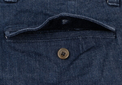 45rpm Cotton Hem Button Stretch Denim Size 2