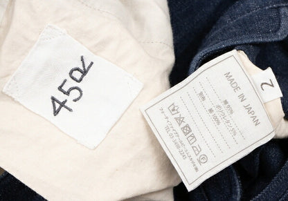 45rpm Cotton Hem Button Stretch Denim Size 2