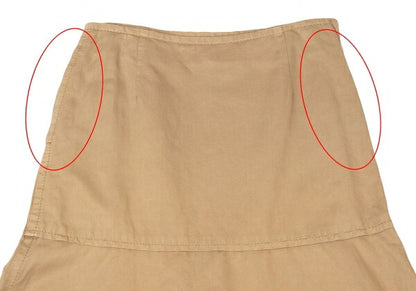 COMME des GARCONS Garment Dye Cotton Skirt Beige Size M