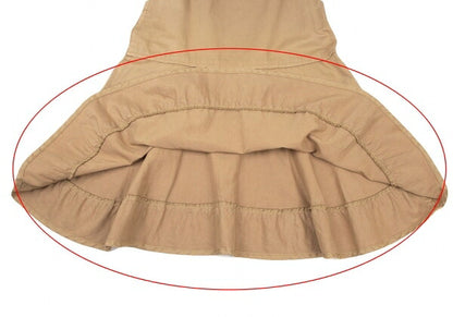 COMME des GARCONS Garment Dye Cotton Skirt Beige Size M