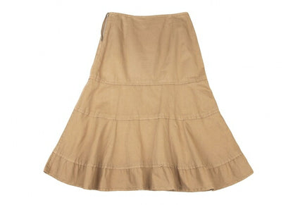 COMME des GARCONS Garment Dye Cotton Skirt Beige Size M