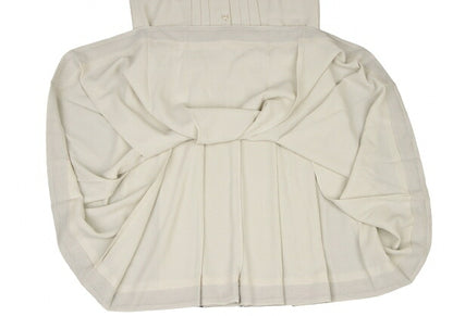 MOSCHINO Pintuck Sleeveless Dress Off-Beige Size 38