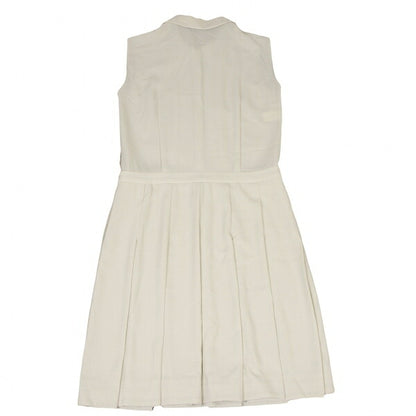 MOSCHINO Pintuck Sleeveless Dress Off-Beige Size 38