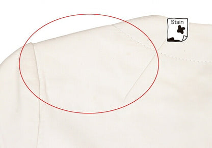 Paul Smith BLACK Sheepskin Collarless Jacket White Size 40
