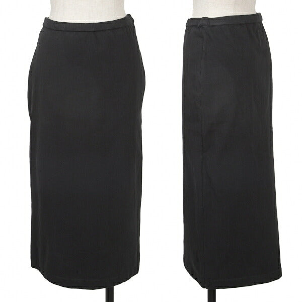 COMME des GARCONS Stretch Cotton Skirt Black Size M