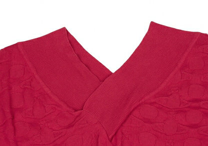 Vivienne Westwood Red Label Orb Jacquard Top Red Size 2