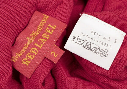 Vivienne Westwood Red Label Orb Jacquard Top Red Size 2
