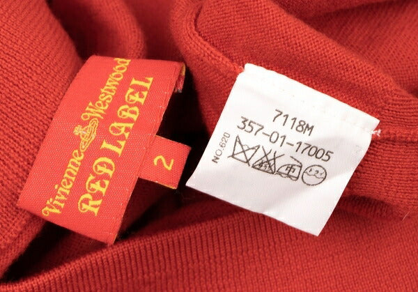Vivienne Westwood Red Label Orb Sweater Red Size 2
