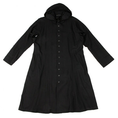 Yohji Yamamoto POUR HOMME 18AW Wool Coat Black Size 2