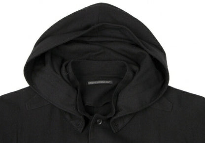 Yohji Yamamoto POUR HOMME 18AW Wool Coat Black Size 2