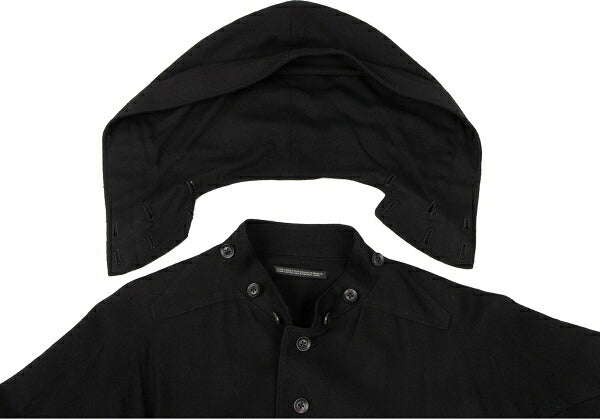 Yohji Yamamoto POUR HOMME 18AW Wool Coat Black Size 2