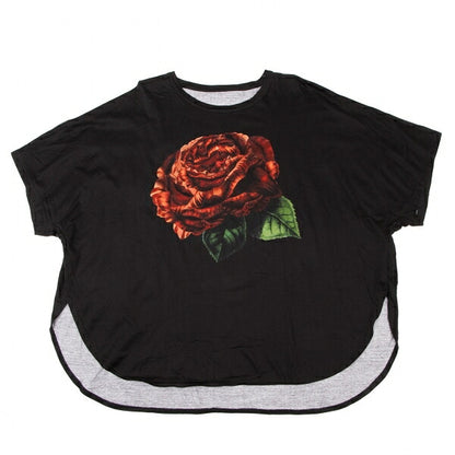 Ground Y 23SS Cotton Rose Dolman T-Shirt Black Size 3