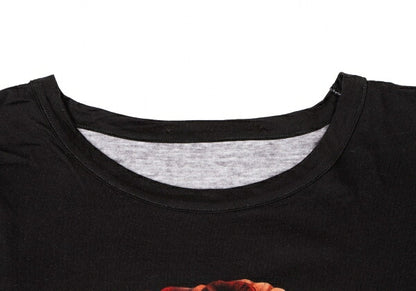 Ground Y 23SS Cotton Rose Dolman T-Shirt Black Size 3