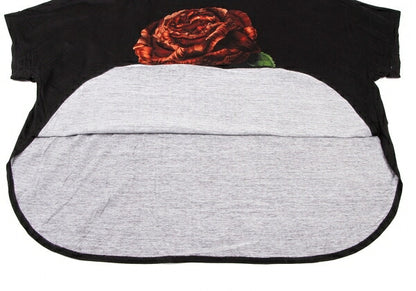 Ground Y 23SS Cotton Rose Dolman T-Shirt Black Size 3