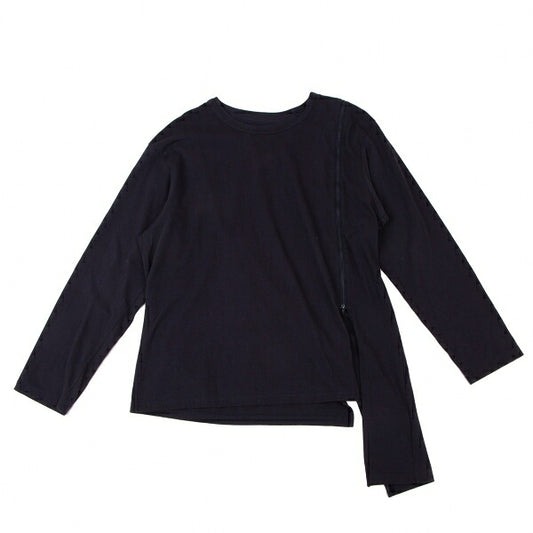 Ground Y 21AW Cotton Front Zip Asymmetric Sew Navy Size 3