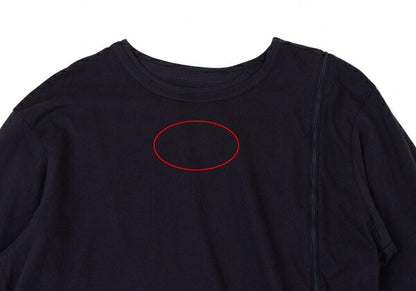 Ground Y 21AW Cotton Front Zip Asymmetric Sew Navy Size 3
