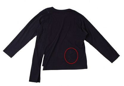 Ground Y 21AW Cotton Front Zip Asymmetric Sew Navy Size 3