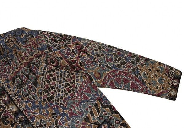 MISSONI Rayon Jacquard Lame Knit Cardigan Multi Size M