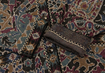 MISSONI Rayon Jacquard Lame Knit Cardigan Multi Size M