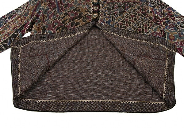 MISSONI Rayon Jacquard Lame Knit Cardigan Multi Size M