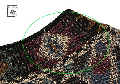 MISSONI Rayon Jacquard Lame Knit Cardigan Multi Size M