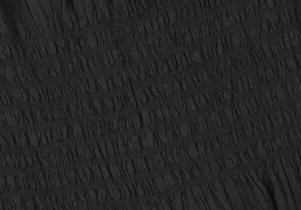 ISSEY MIYAKE me Cotton Frill Neck Tank Top Black Size F