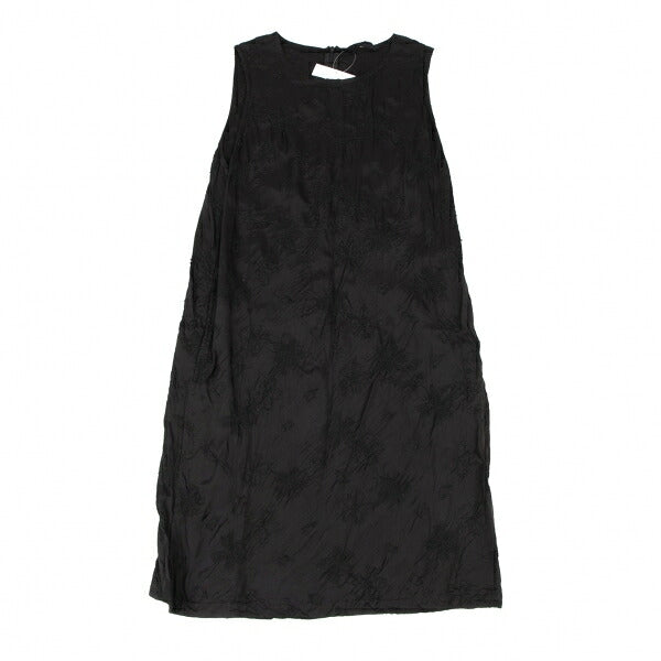 gomme Flower Stitch Embroidered Dress Black Size S