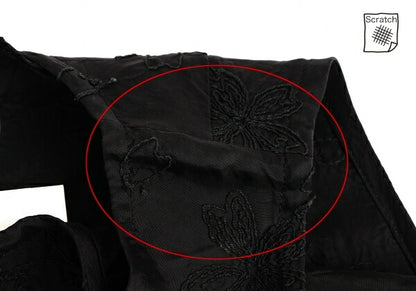 gomme Flower Stitch Embroidered Dress Black Size S