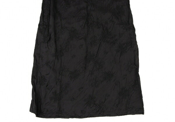 gomme Flower Stitch Embroidered Dress Black Size S
