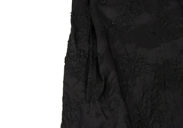 gomme Flower Stitch Embroidered Dress Black Size S
