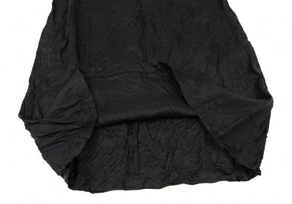 gomme Flower Stitch Embroidered Dress Black Size S