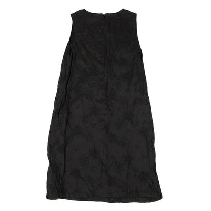 gomme Flower Stitch Embroidered Dress Black Size S