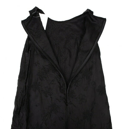 gomme Flower Stitch Embroidered Dress Black Size S