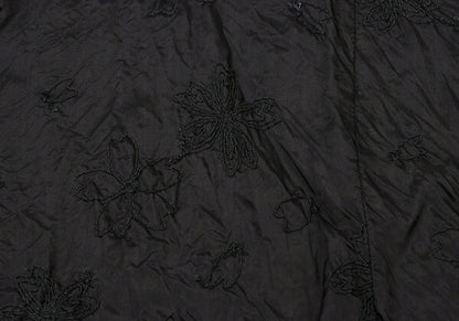 gomme Flower Stitch Embroidered Dress Black Size S